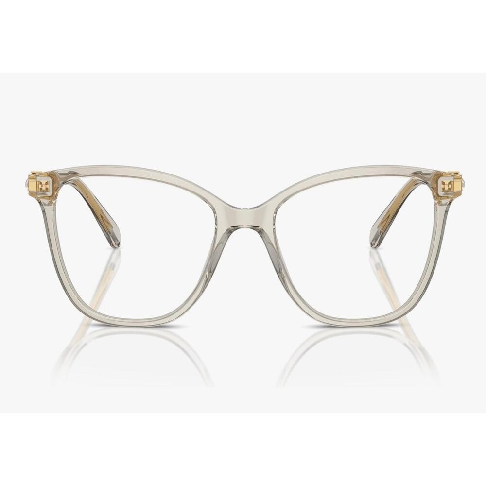 NIB Swarovski SK2012 3003 Eyeglasses Transparent Beige Full Rim 51-17-140